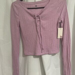 NWT SO woman’s size small lilac jade is the color